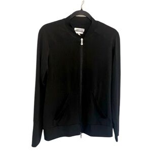 Anatomie Lightweight Travel Jacket Black Front Zip Casual Women’s Large